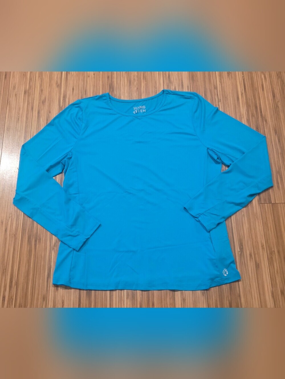 Hang Ten Women's Long Sleeve Active Top - Teal